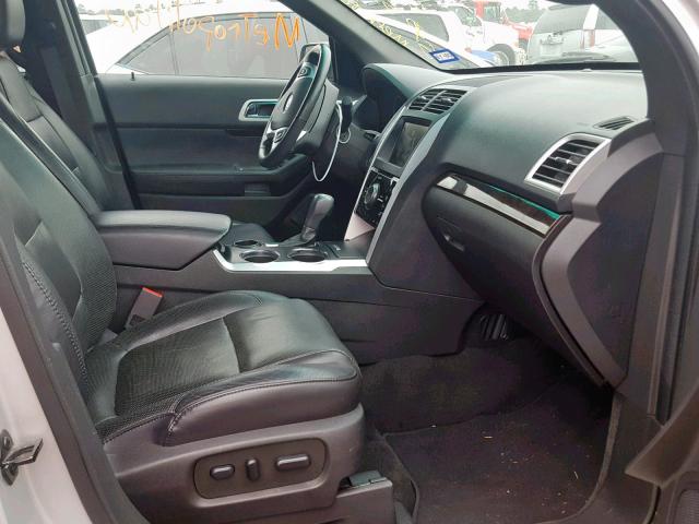 1FM5K7F82DGA70758 - 2013 FORD EXPLORER L SILVER photo 5