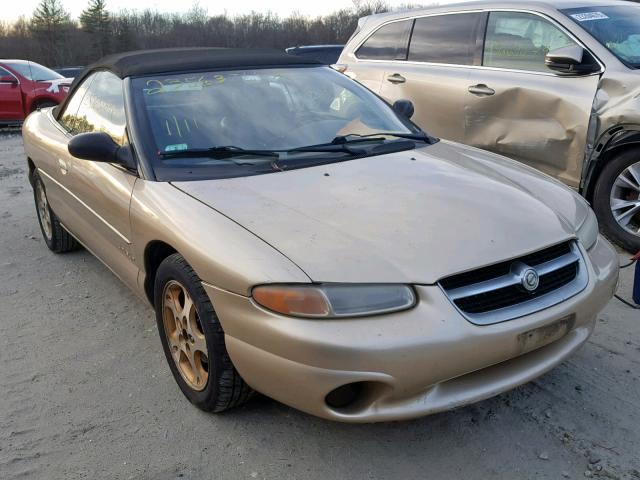 3C3EL55H2YT235995 - 2000 CHRYSLER SEBRING JX GOLD photo 1