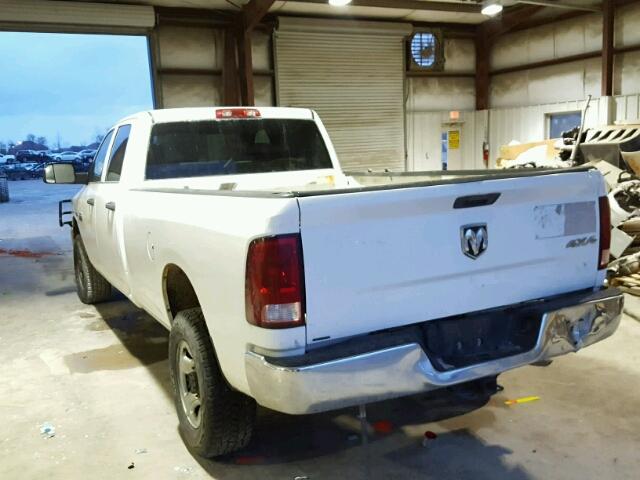 3C6TD5HT6CG199902 - 2012 DODGE RAM 2500 S WHITE photo 3