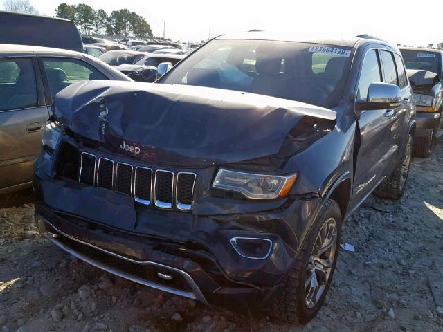 1C4RJECG6FC906624 - 2015 JEEP GRAND CHER BLACK photo 2