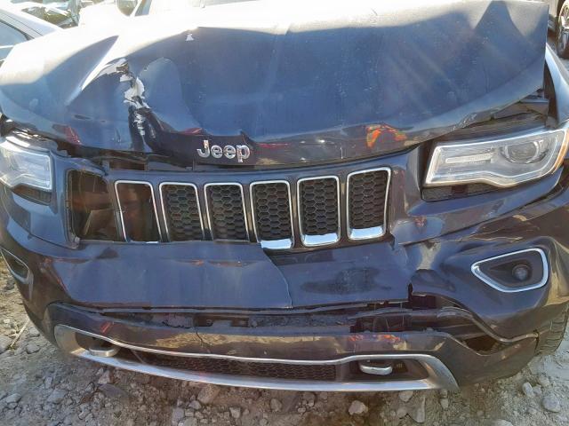 1C4RJECG6FC906624 - 2015 JEEP GRAND CHER BLACK photo 7