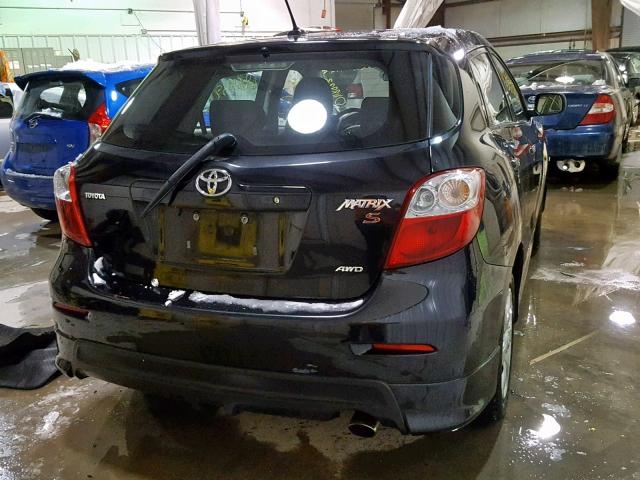 2T1LE40E99C003192 - 2009 TOYOTA COROLLA MA BLACK photo 4