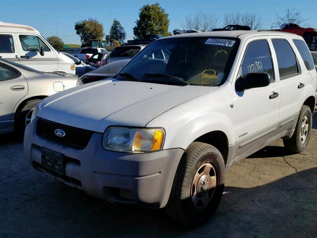 1FMYU01142KB12706 - 2002 FORD ESCAPE XLS WHITE photo 2