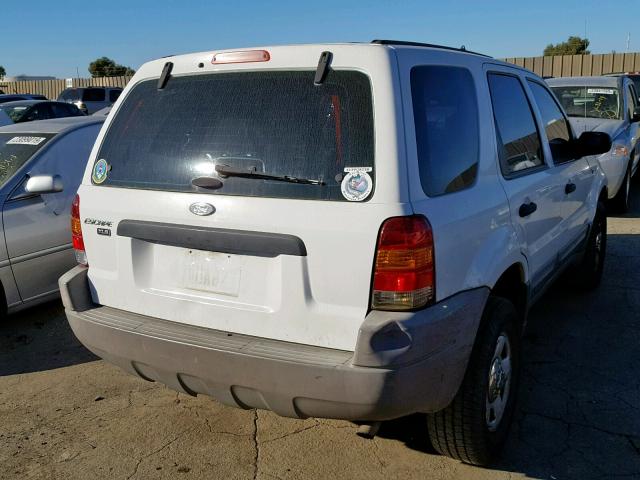 1FMYU01142KB12706 - 2002 FORD ESCAPE XLS WHITE photo 4