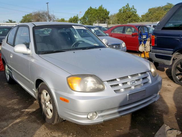 KMHCG35C53U275093 - 2003 HYUNDAI ACCENT GL SILVER photo 1