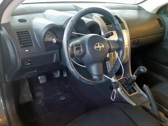 JTKDE167X60087727 - 2006 TOYOTA SCION TC გრაფიტი ფოტო 9