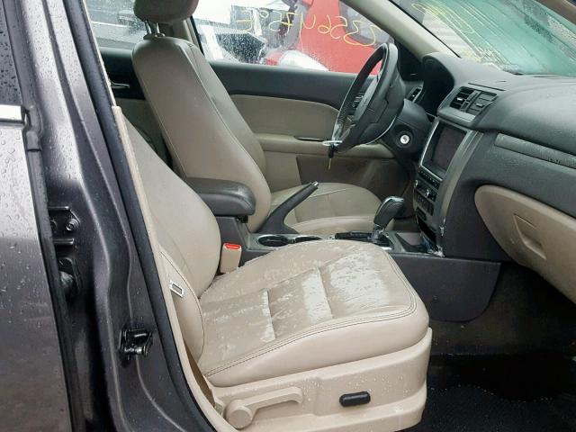 3FADP0L32AR380520 - 2010 FORD FUSION HYB GRAY photo 5