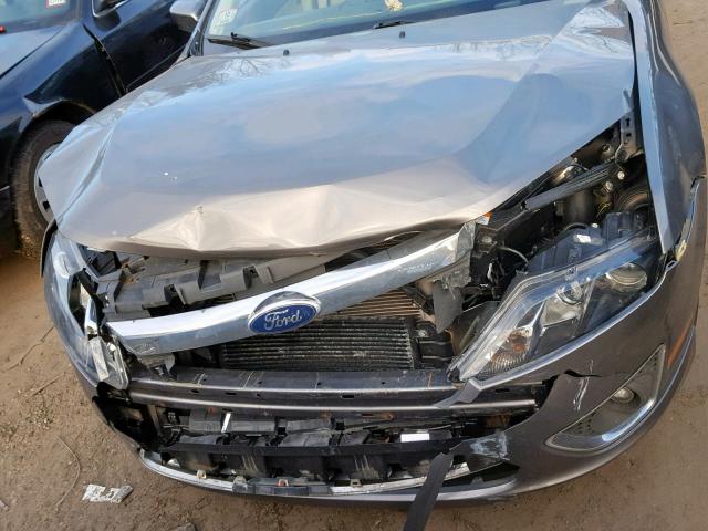 3FADP0L32AR380520 - 2010 FORD FUSION HYB GRAY photo 7