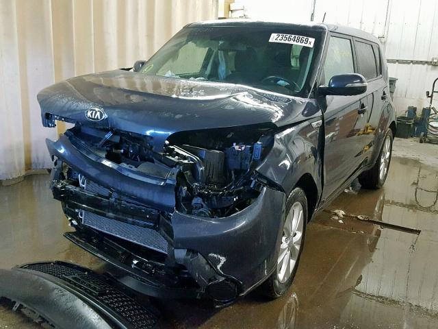 KNDJP3A56E7015175 - 2014 KIA SOUL + BLUE photo 2