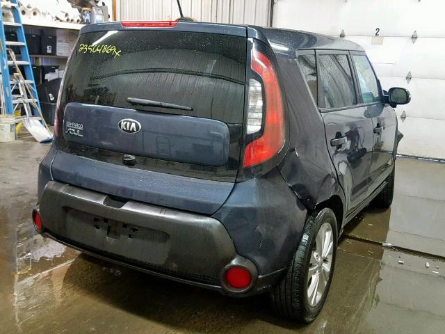 KNDJP3A56E7015175 - 2014 KIA SOUL + BLUE photo 4