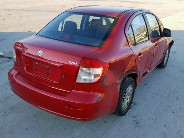 JS2YC5A3XC6304184 - 2012 SUZUKI SX4 LE RED photo 4