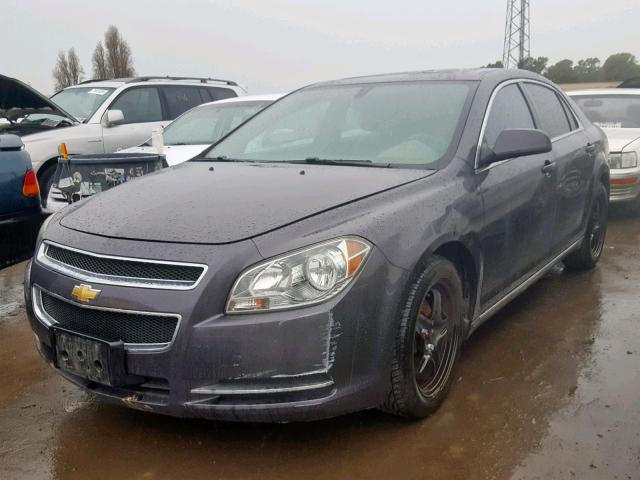 1G1ZC5EB1A4162762 - 2010 CHEVROLET MALIBU 1LT GRAY photo 2