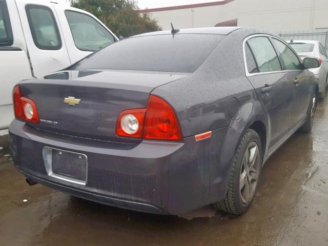 1G1ZC5EB1A4162762 - 2010 CHEVROLET MALIBU 1LT GRAY photo 4