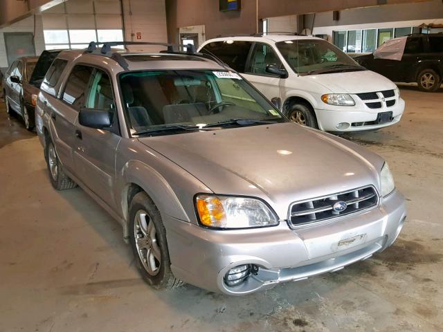 4S4BT62C937110871 - 2003 SUBARU BAJA SPORT SILVER photo 1