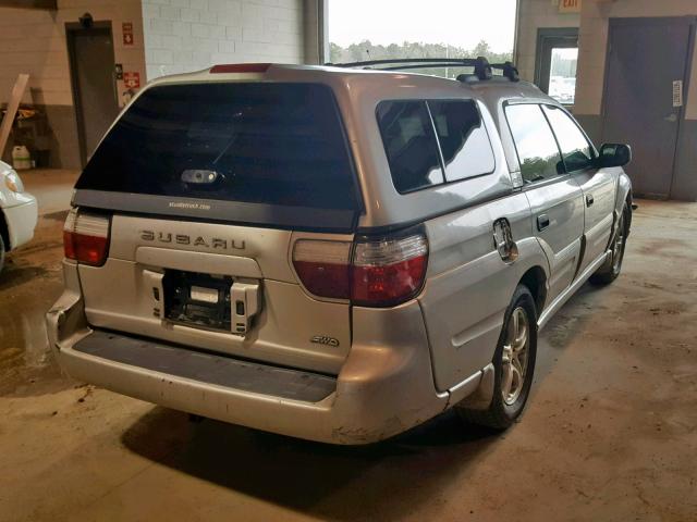 4S4BT62C937110871 - 2003 SUBARU BAJA SPORT SILVER photo 4