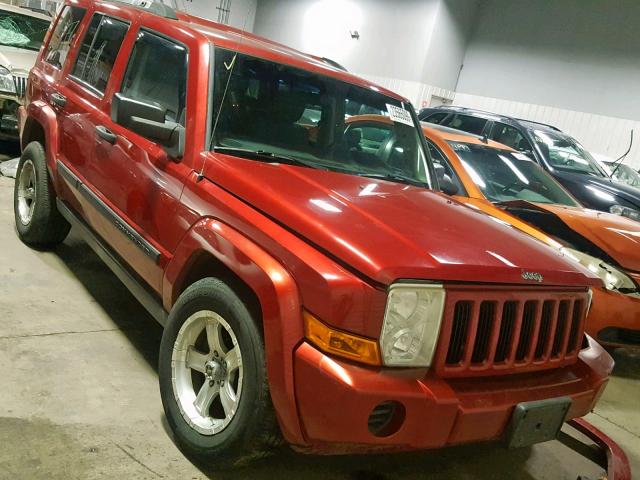 1J8HG48K46C330560 - 2006 JEEP COMMANDER RED photo 1