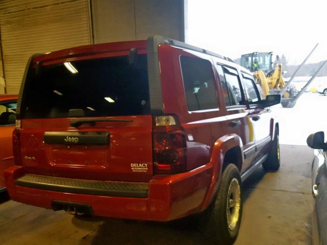 1J8HG48K46C330560 - 2006 JEEP COMMANDER RED photo 4