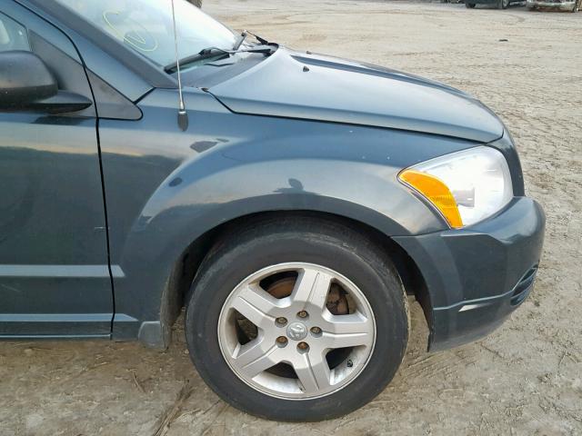 1B3HB28B58D667344 - 2008 DODGE CALIBER GRAY photo 9