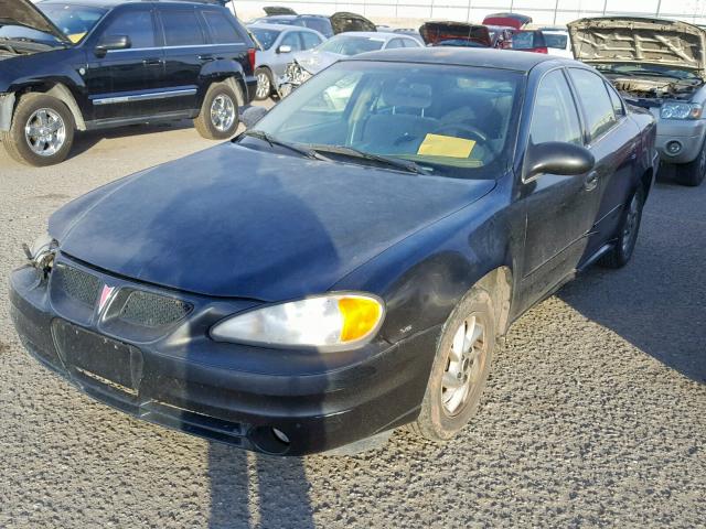 1G2NF52E43C254781 - 2003 PONTIAC GRAND AM S BLACK photo 2