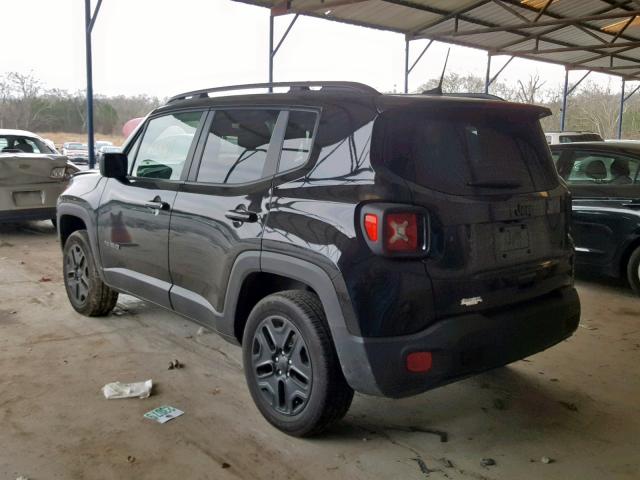 ZACCJBAB6JPH68468 - 2018 JEEP RENEGADE S შავი ფოტო 3