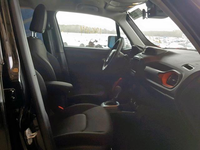 ZACCJBAB6JPH68468 - 2018 JEEP RENEGADE S შავი ფოტო 5