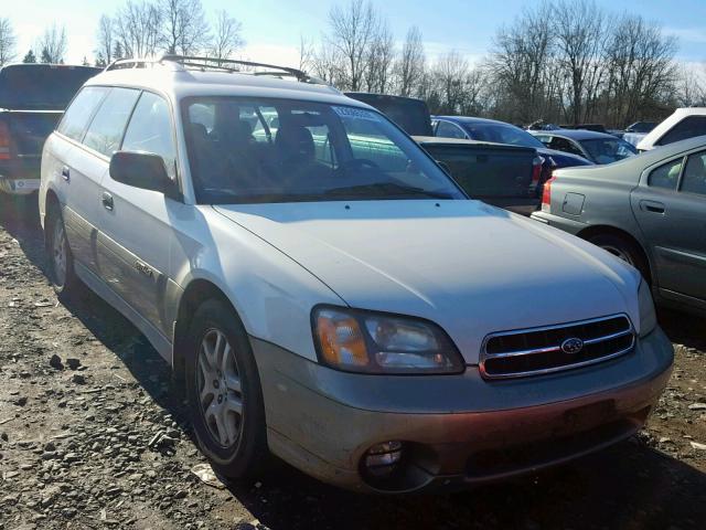 4S3BH665527626225 - 2002 SUBARU LEGACY OUT WHITE photo 1