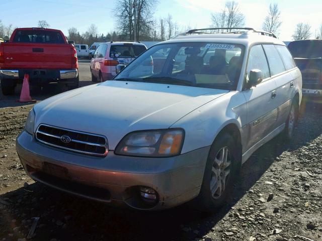 4S3BH665527626225 - 2002 SUBARU LEGACY OUT WHITE photo 2