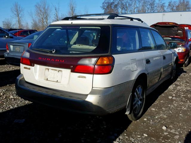 4S3BH665527626225 - 2002 SUBARU LEGACY OUT WHITE photo 4