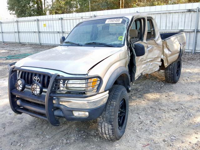 5TEWN72N44Z422615 - 2004 TOYOTA TACOMA XTR 金色 照片 2