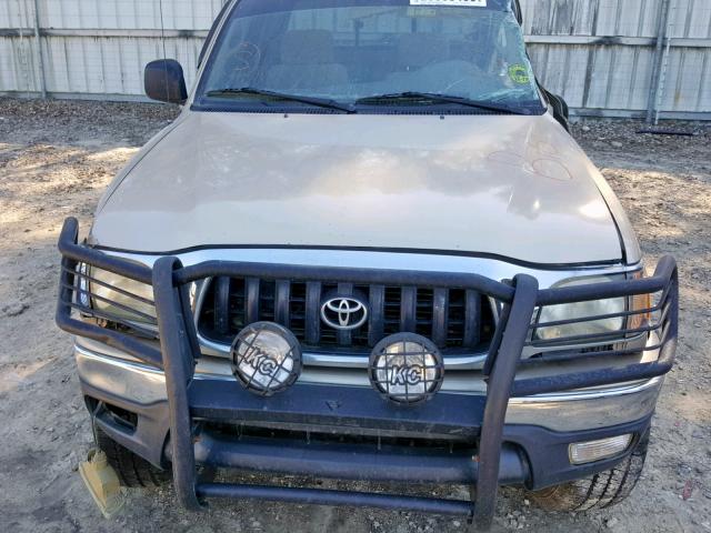 5TEWN72N44Z422615 - 2004 TOYOTA TACOMA XTR 金色 照片 7