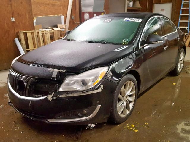 2G4GN5EX7E9307614 - 2014 BUICK REGAL PREM BLACK photo 2