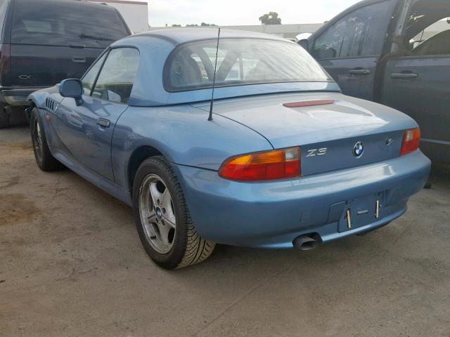 4USCH7339WLE09848 - 1998 BMW Z3 1.9 BLUE photo 3