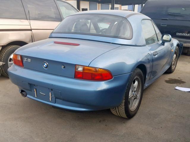 4USCH7339WLE09848 - 1998 BMW Z3 1.9 BLUE photo 4