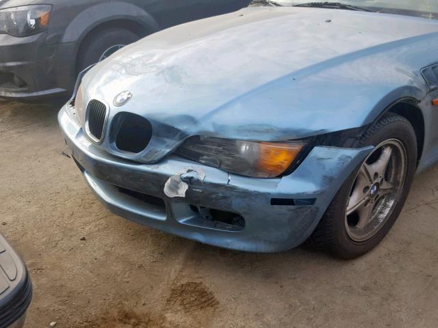 4USCH7339WLE09848 - 1998 BMW Z3 1.9 BLUE photo 9