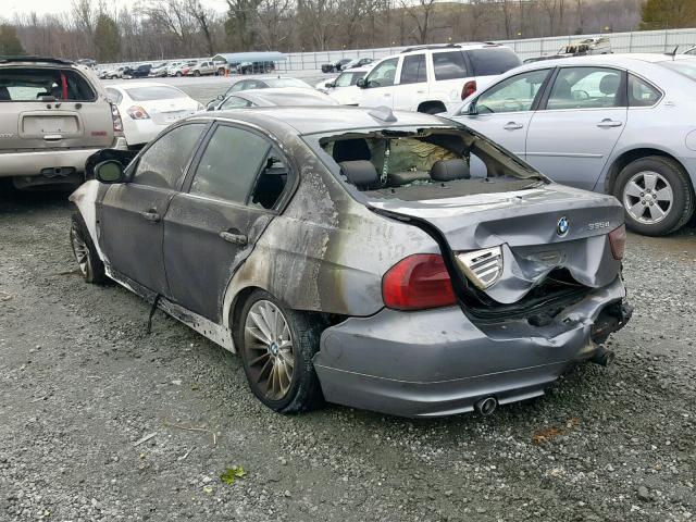 WBAPN7C50AA266949 - 2010 BMW 335 D GRAY photo 3