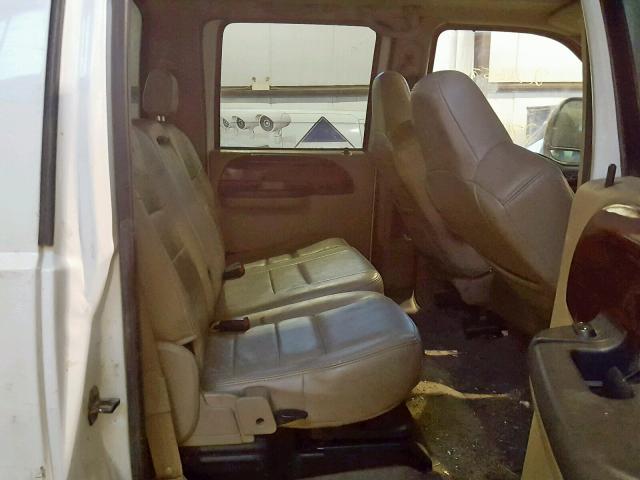 1FTWW31PX6EB90469 - 2006 FORD F350 SRW S WHITE photo 6