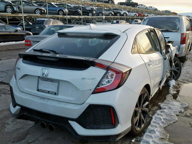 SHHFK7H40JU403790 - 2018 HONDA CIVIC SPOR WHITE photo 4