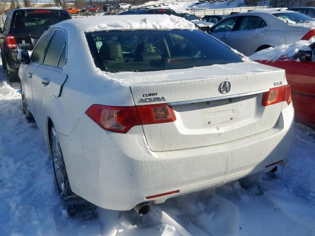 JH4CU2F65CC026281 - 2012 ACURA TSX TECH WHITE photo 3