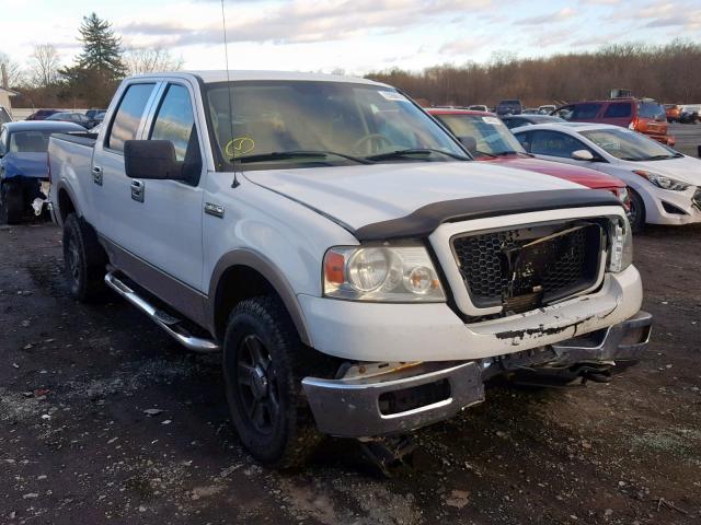 1FTPW14595KE56776 - 2005 FORD F150 SUPER WHITE photo 1