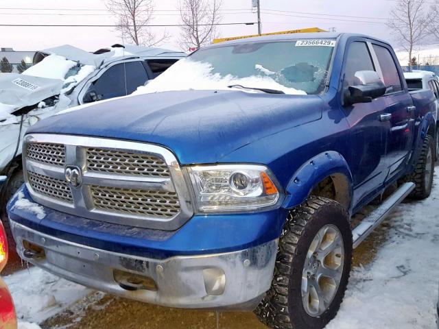 1C6RR7NM6FS556089 - 2015 RAM 1500 LARAM BLUE photo 2