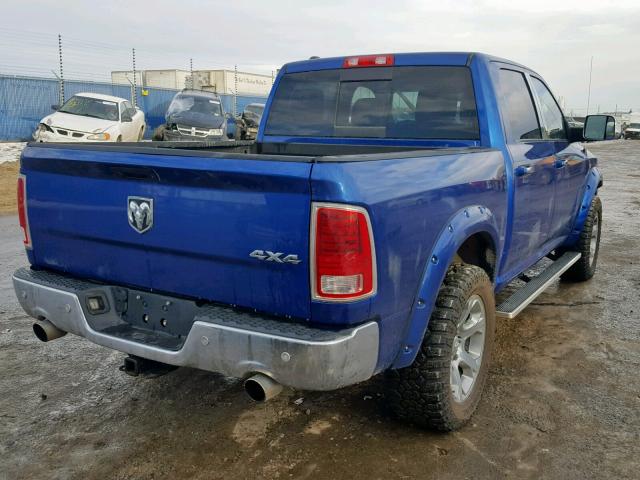 1C6RR7NM6FS556089 - 2015 RAM 1500 LARAM BLUE photo 4