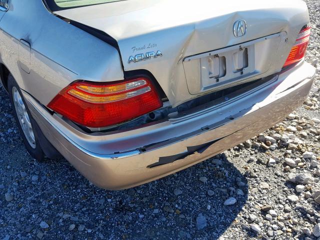 JH4KA9668YC004134 - 2000 ACURA 3.5RL GOLD photo 9