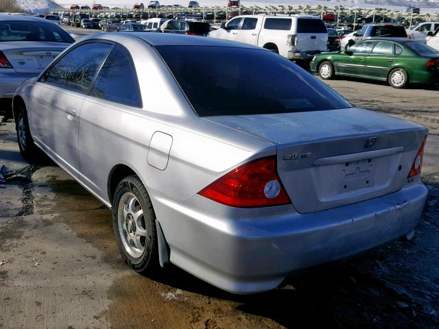 1HGEM22954L031235 - 2004 HONDA CIVIC EX SILVER photo 3