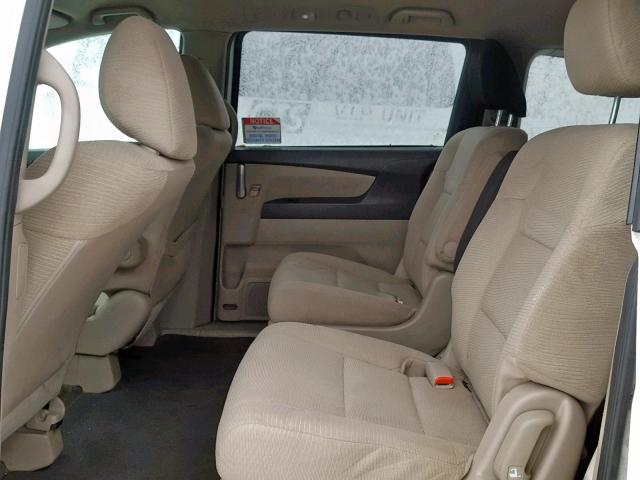 5FNRL5H22DB090146 - 2013 HONDA ODYSSEY LX თეთრი ფოტო 6