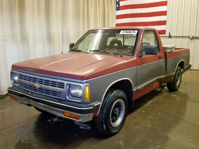1GCCS14R4N8191842 - 1992 CHEVROLET S TRUCK S1 TWO TONE photo 2