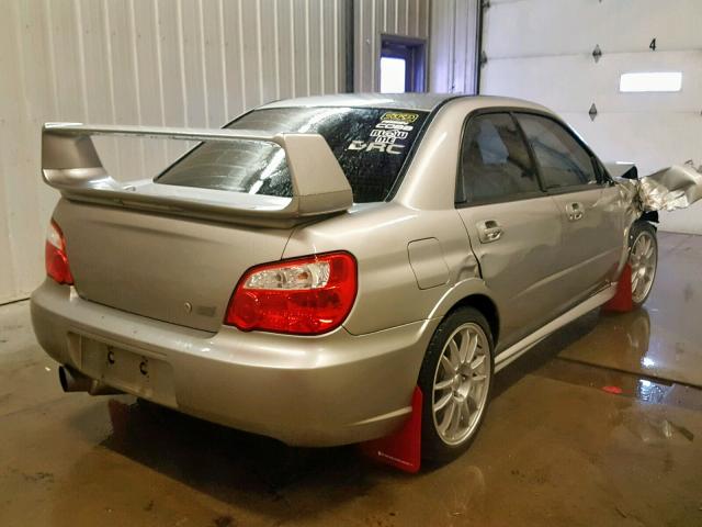 JF1GD70645L521492 - 2005 SUBARU IMPREZA WR SILVER photo 4