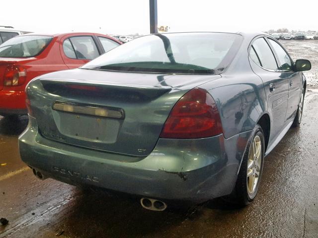 2G2WR554661197945 - 2006 PONTIAC GRAND PRIX GREEN photo 4