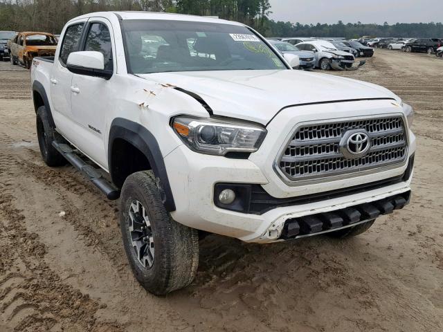 5TFCZ5AN1HX050063 - 2017 TOYOTA TACOMA DOU თეთრი ფოტო 1