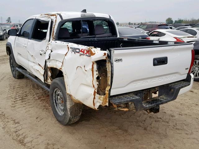 5TFCZ5AN1HX050063 - 2017 TOYOTA TACOMA DOU თეთრი ფოტო 3