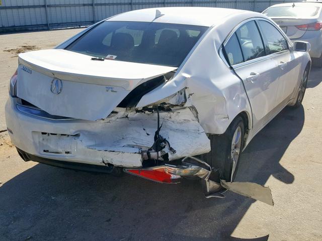 19UUA8F51CA012898 - 2012 ACURA TL WHITE photo 4